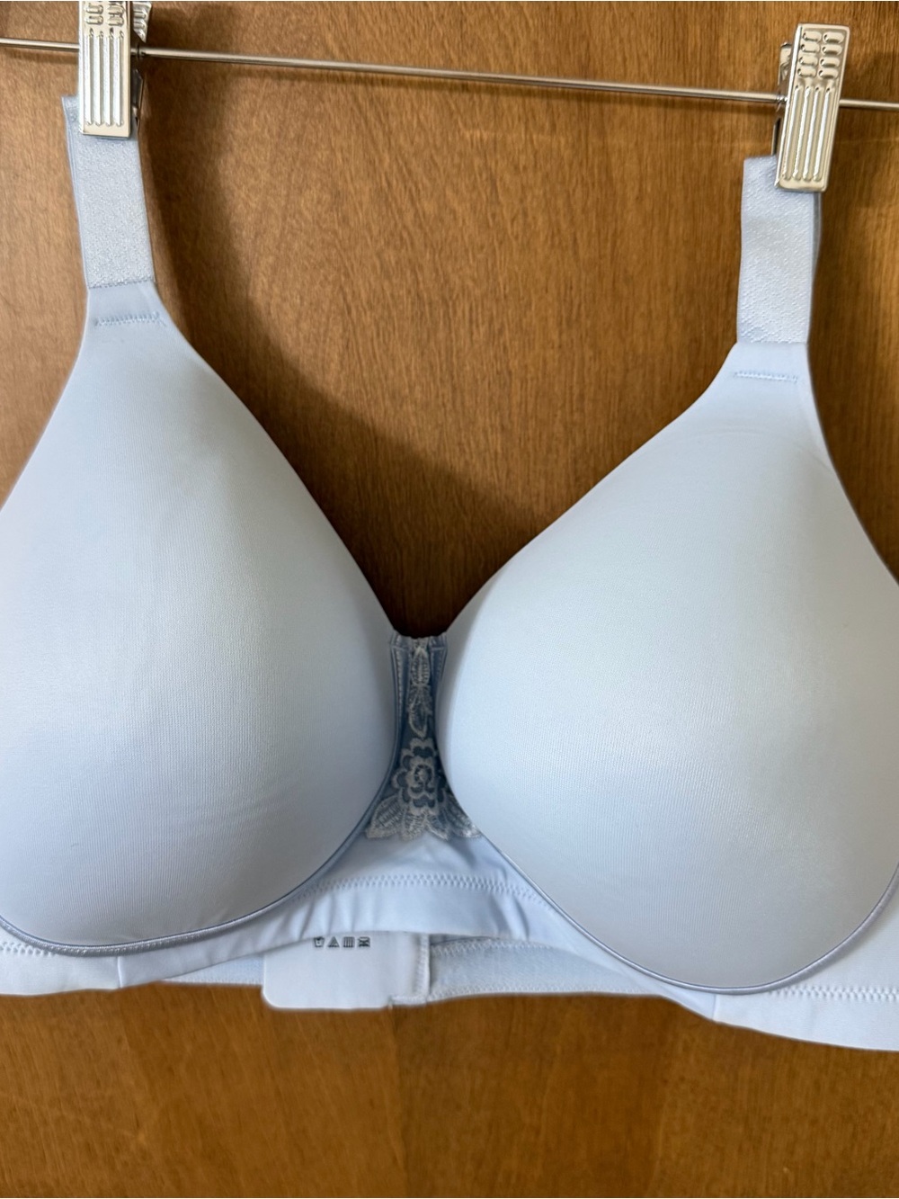 Vanity Fair 42D Light Blue back Smoothing Full Figure Wireless Bra 71480